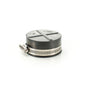Test Cap, 2 in Dia, Natural Rubber
