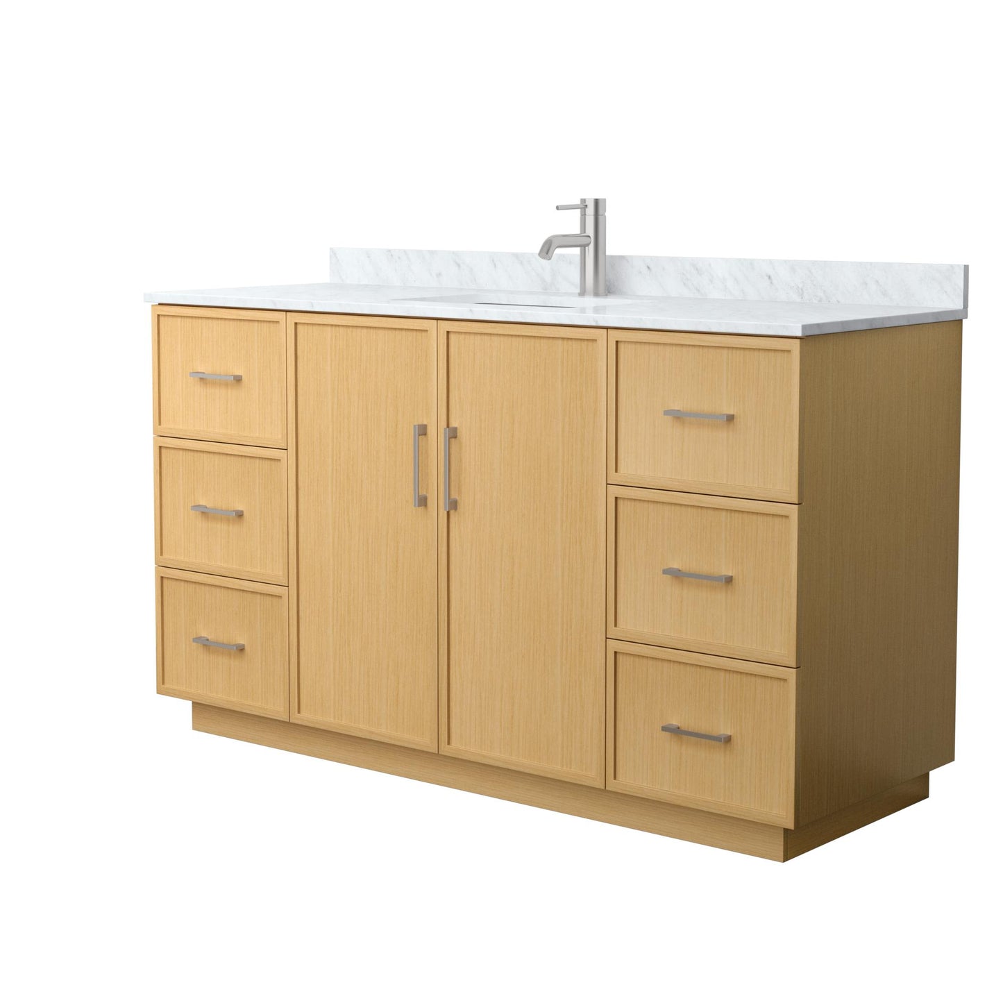 Elan Single Bathroom Vanity with Toe Kick - 60W x 35H x 22D