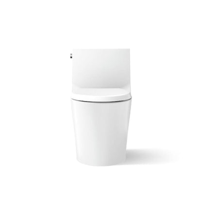 Veil One-piece Elongated Dual-Flush Toilet with Skirted Trapway