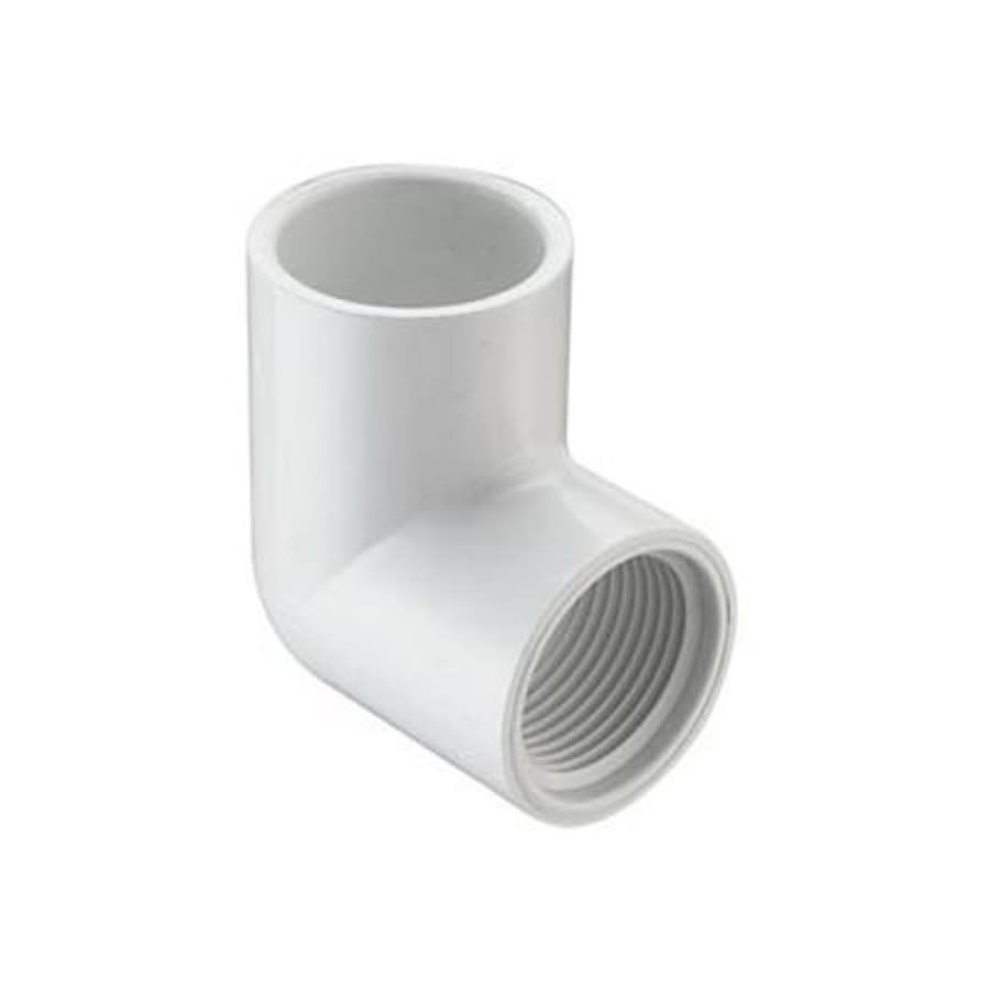 90 deg Elbow, 1-1/4 in, Socket x FNPT, SCH 40/STD, PVC