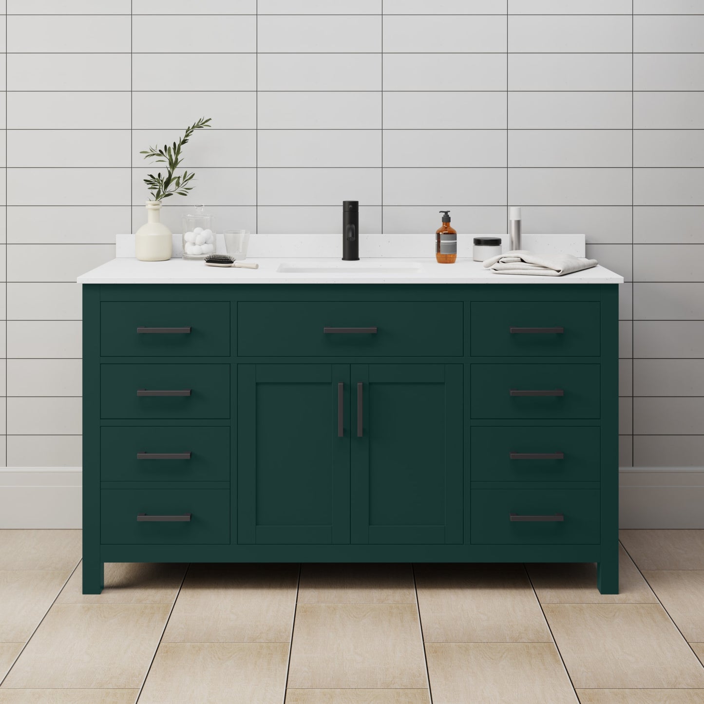 Beckett Single Bathroom Vanity - 60W x 35H x 22D