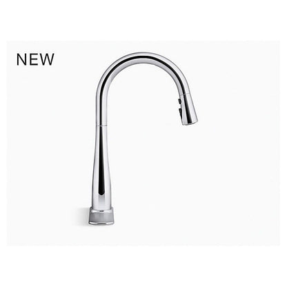 Simplice® Kitchen Touchless Faucet, Deck Mount, ADA, 1 Lever Handle, 1 or 3-Hole, Polished Chrome