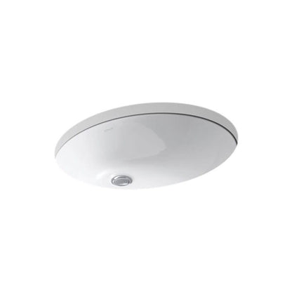 Caxton® Under Mount Lavatory Sink, ADA, 21-1/4 x 17-1/4 x 7-1/2 in, Vitreous China, White