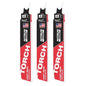 SAWZALL® The Torch™ Carbide Tip Reciprocating Saw Blade, 6 in L, 7 tpi, 0.05 in THK, 3-Pack