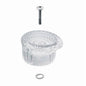 Traditional Knob Handle Kit, For Use With Tub and Shower Faucet, Plastic, Clear