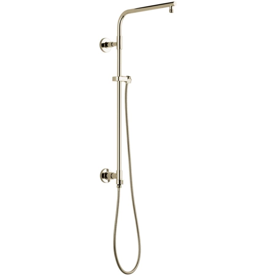 Emerge 26" Round Shower Column with Hose and Integrated Diverter - Less Shower Head and Hand Shower