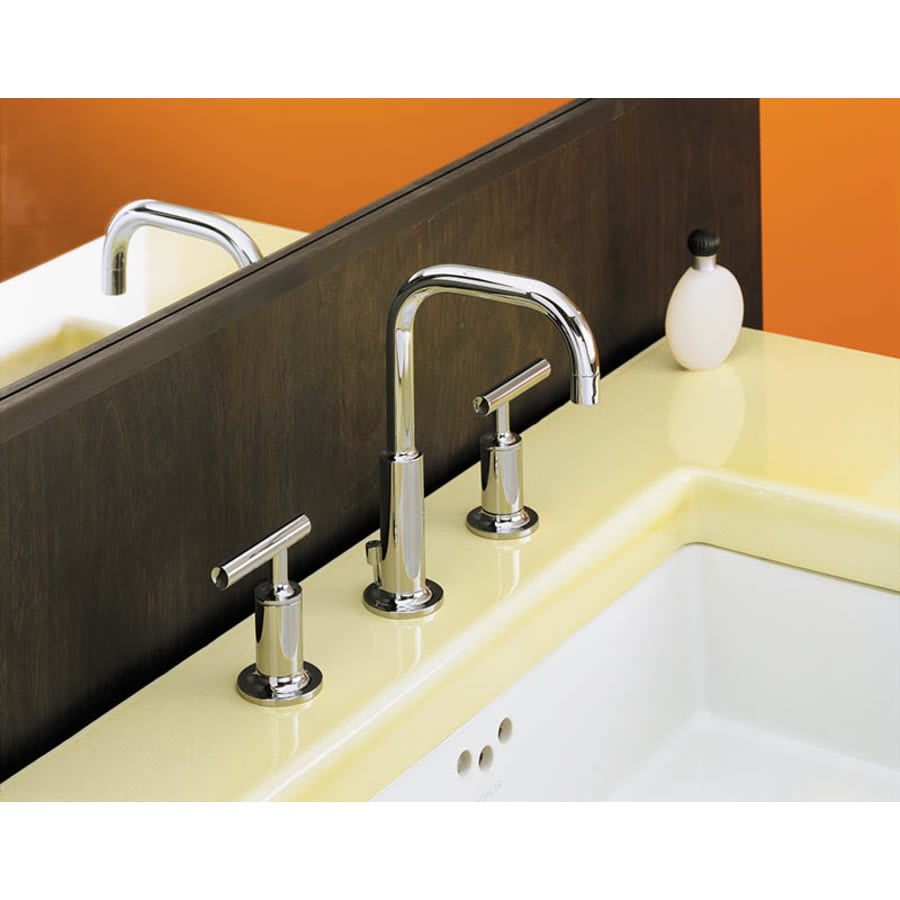 Purist 1.2 GPM Widespread Bathroom Faucet with Pop-Up Drain Assembly