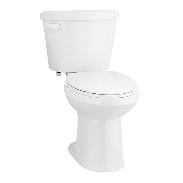 LIBERTY® Toilet Bowl, Floor Mount, 12 in Rough, Elongated Bowl, White