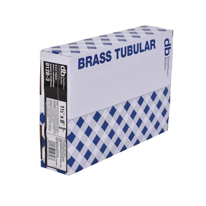 Tubular Branch Tailpiece, 1-1/2 in, Tube x Slip Joint, 22 ga, Brass