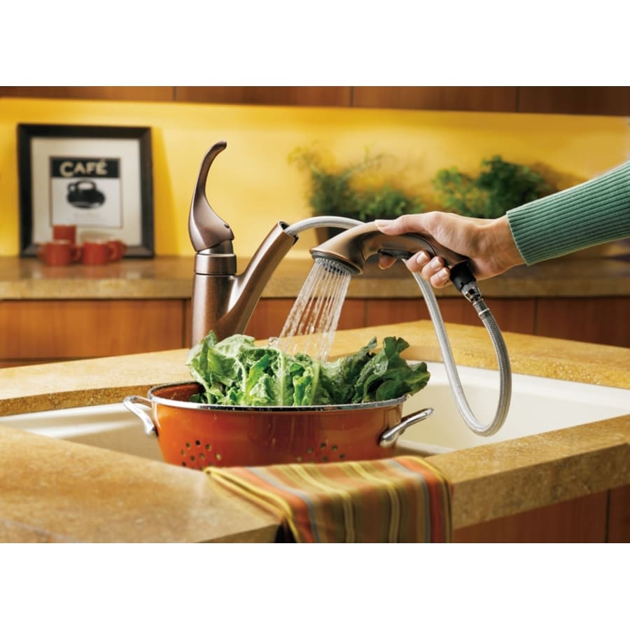 Camerist Single Handle Kitchen Faucet with Pullout Spray