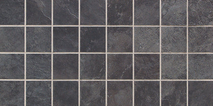 Continental Slate Asian Black Square 12X12 Matte
