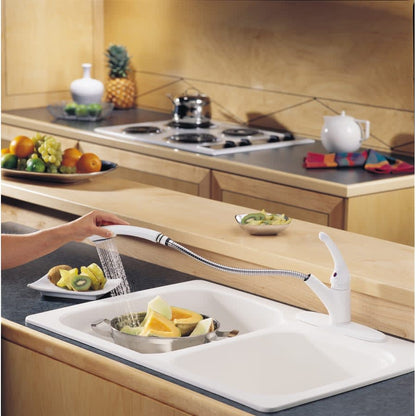 Signature Pull-Out Kitchen Faucet with Optional Base Plate - Includes Lifetime Warranty