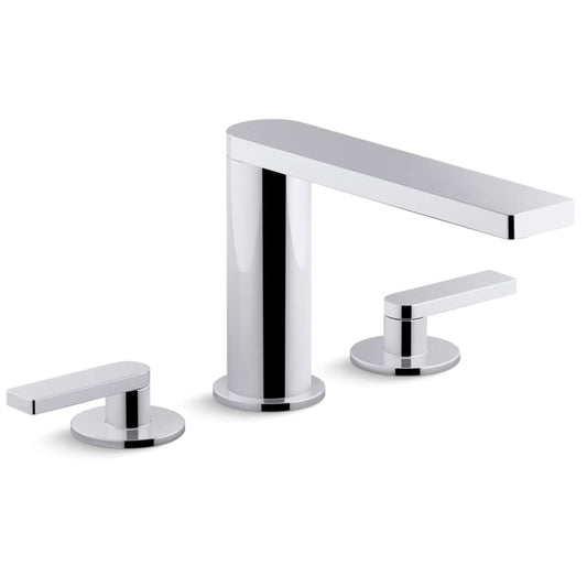 Composed Widespread Bathroom Faucet with Lever Handles - Pop Up Included