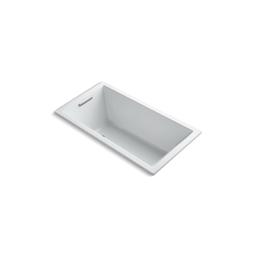 Underscore® Drop-In Tub, 60 x 32 x 21 in, End Drain, White