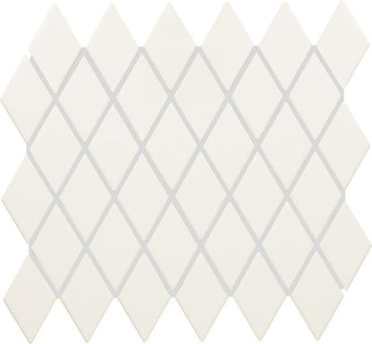 Color Wheel Retro Matte Arctic White Arabesque 3X3 Matte