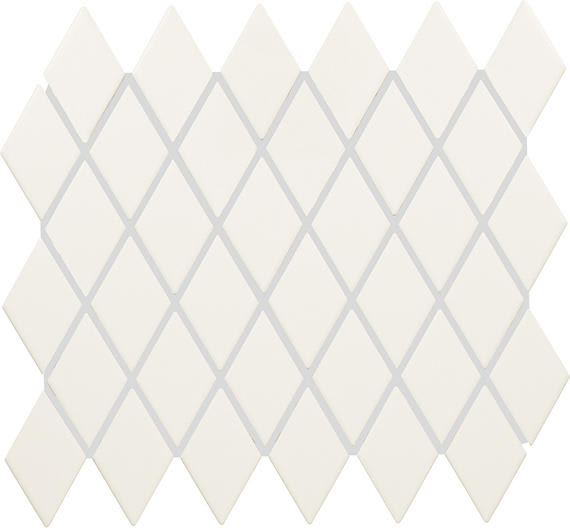 Color Wheel Retro Matte Arctic White Chevron 2X3 Matte