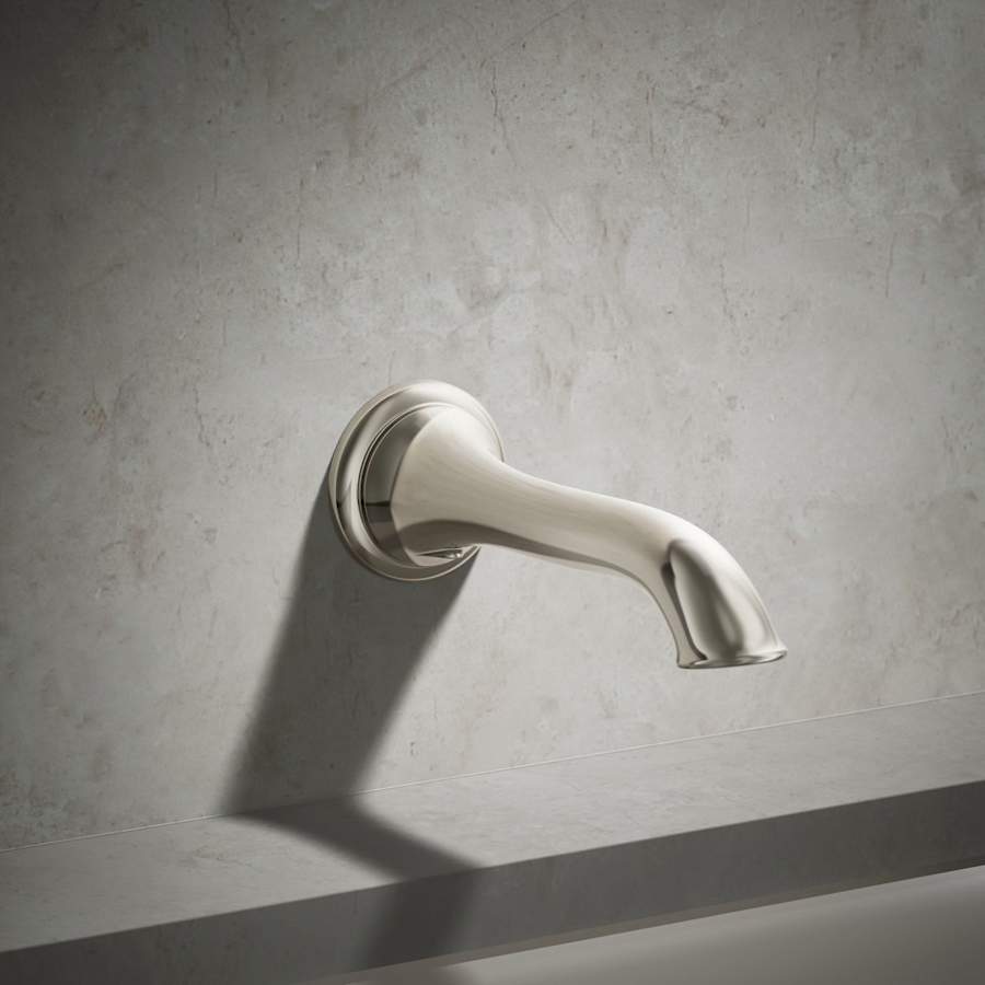 Artifacts Non Diverter Wall Mounted Tub Spout with Flare Design