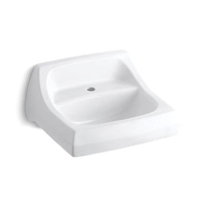 Kingston™ Wall Mount Lavatory Sink, ADA, 21-1/4 x 18-1/4 x 7-1/4 in, Vitreous China, White