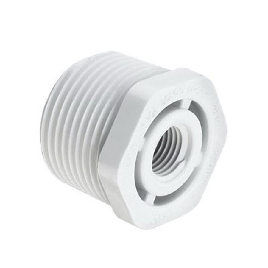 Bushing, 1-1/4 x 3/4 in, MNPT x FNPT, SCH 40/STD, PVC