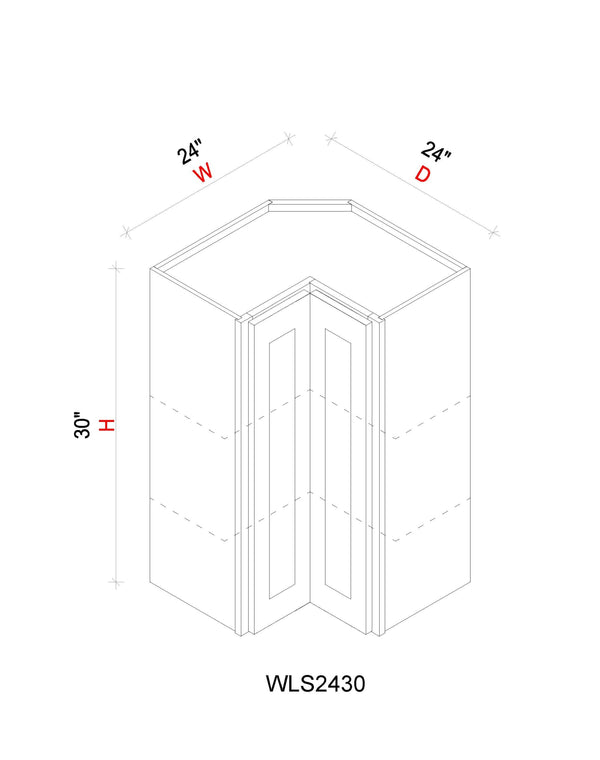 Easy Reach Wall Cabinets - 24"W x 30"H x 12"D