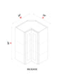 Easy Reach Wall Cabinets - 24"W x 30"H x 12"D
