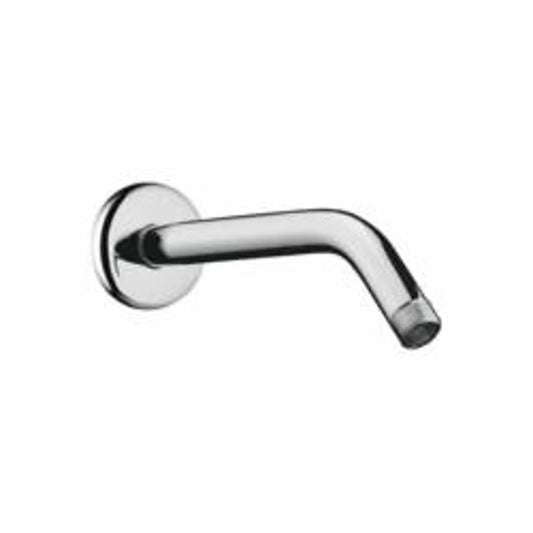 Shower Arm, Wall Mount, 9 in L, Polished Chrome