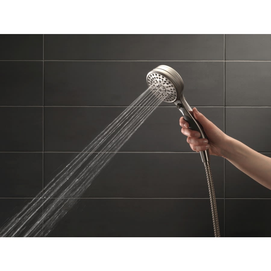 Universal Showering Components 2.5 GPM Multi Function Hand Shower Package with Hose and Wall Holder