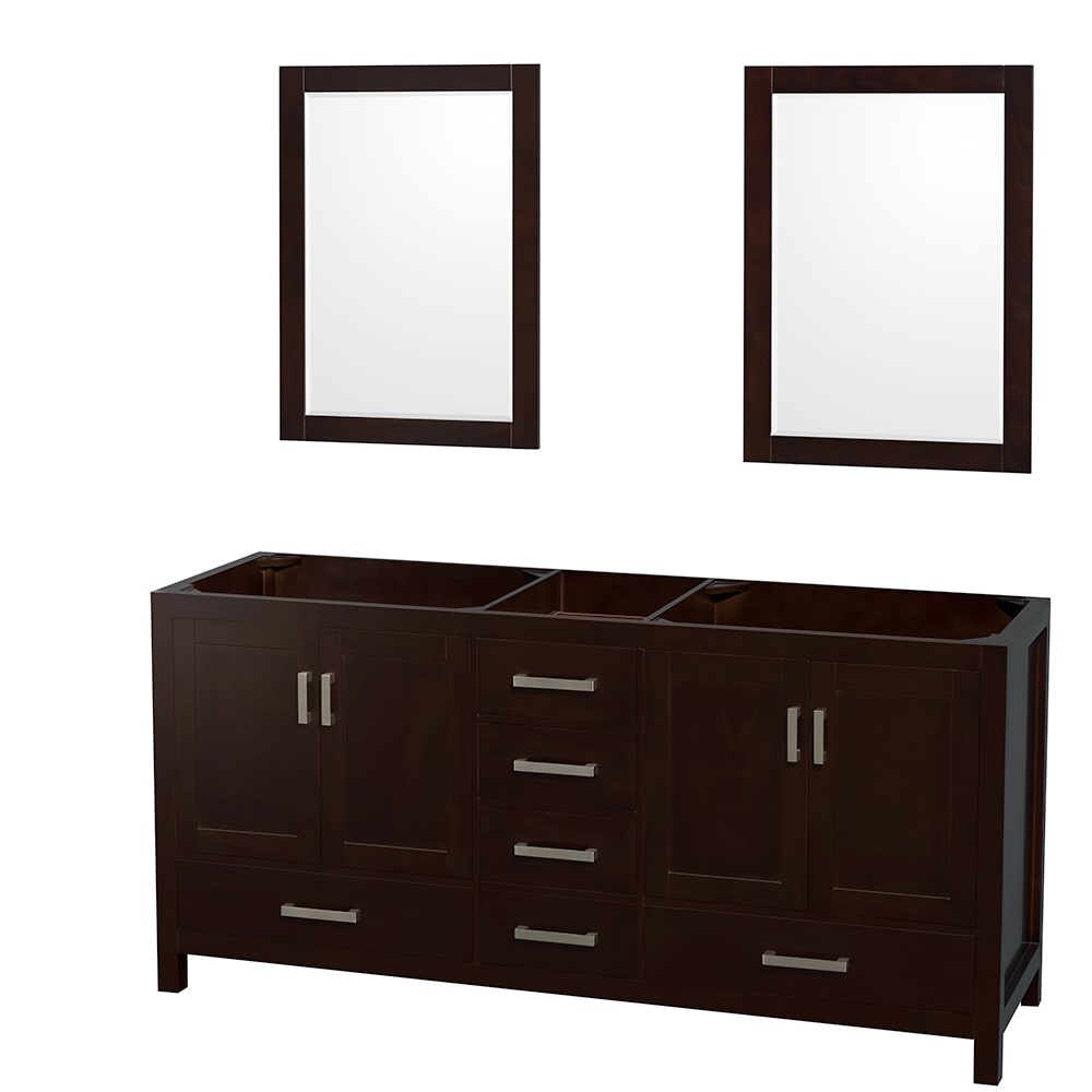 Sheffield Double Bathroom Vanity - 70.75W x 35H x 21.5D
