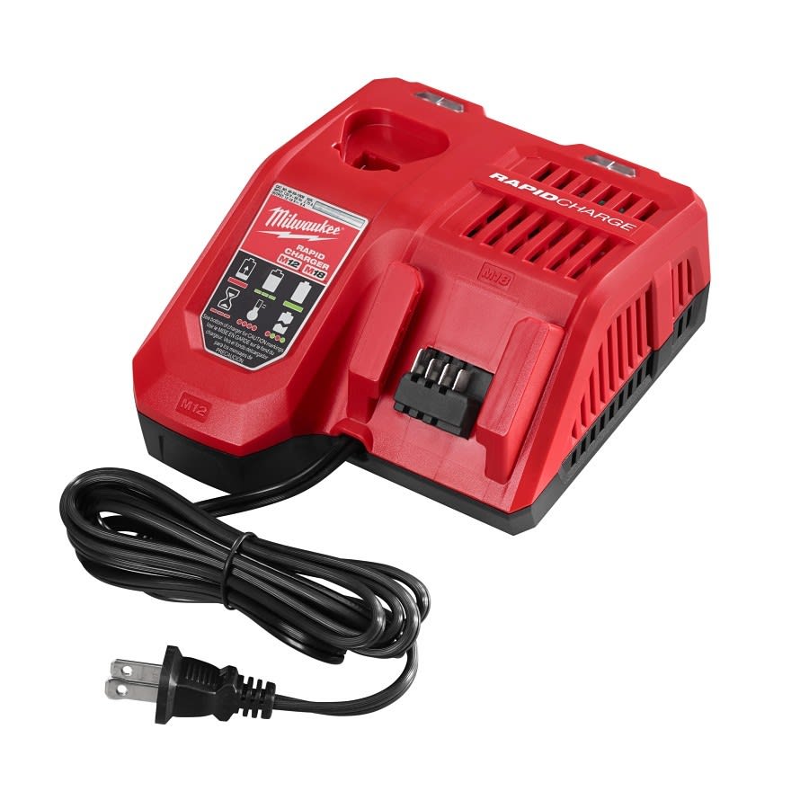 M18™ M12™ Rapid Charger, Lithium-Ion Battery, 1 Battery