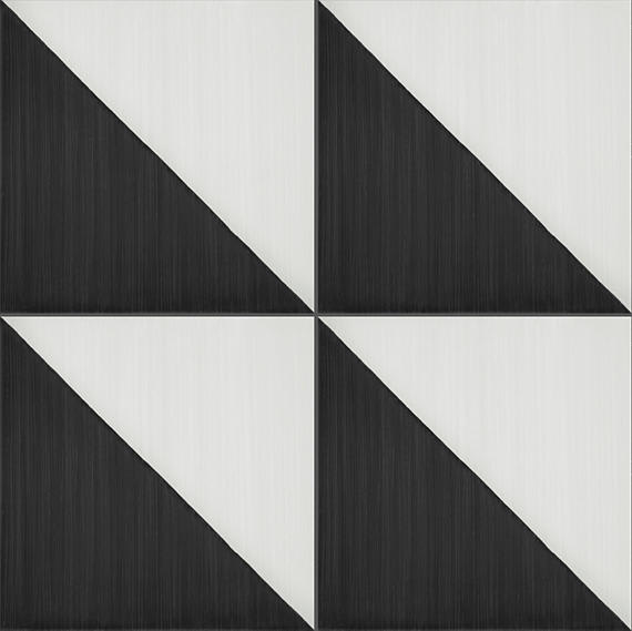 Scenario Nero Triangle Square, Triangle 8X8 Matte