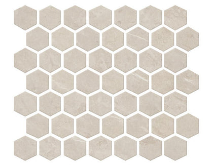 Prime Dynamic Beige Hexagon 1 1/2X1 1/2 Matte