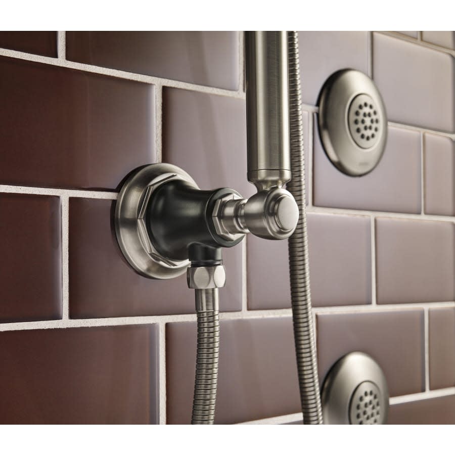 Rook 1.75 GPM Multi Function Hand Shower Package - Includes Slide Bar, Hose, and Wall Supply