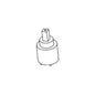 Ceramic Disc Cartridge, For Use With Legacy 3LG160H 1-Handle Lavatory Faucet