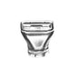 Round to Oval Vent Adapter/Connector, 4 in Dia