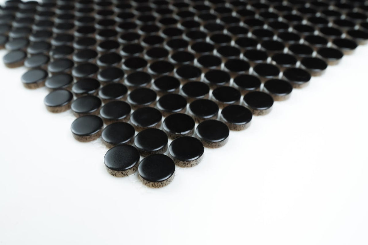 Black Penny Round 19MM