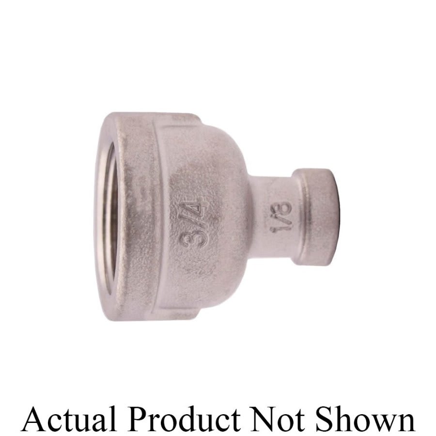 Hex Head Bushing, 1-1/4 x 1 in, MNPT x FNPT, 304/304L Stainless Steel, 150 lb