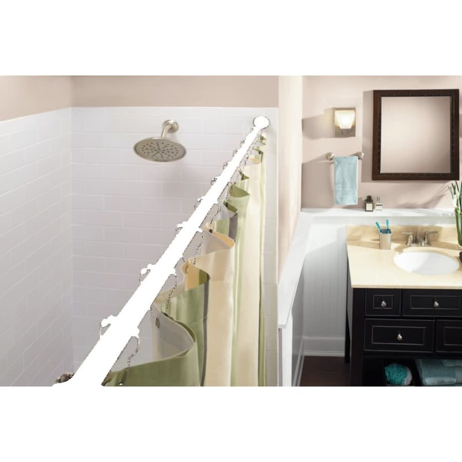 44" - 72" Adjustable Tension Shower Curtain Rod