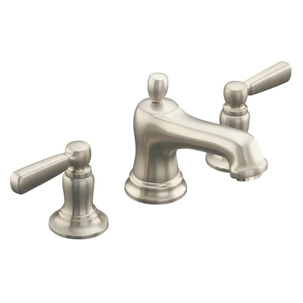 Bancroft Widespread Bathroom Faucet with Ultra-Glide Valve Technology - Free Metal Pop-Up Drain Assembly with purchase