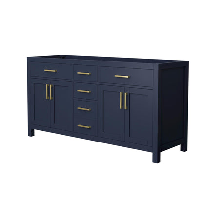 Beckett Double Bathroom Vanity - 65W x 34.25H x 21.5D