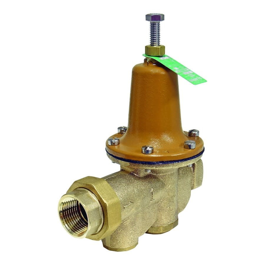 Pressure Reducing Valve, 1 in, Union FNPT x FNPT, Bronze