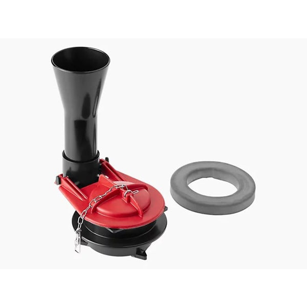 Flush Valve Kit, For Use With 2-Piece Toilet, 1.4 to 1.6 gpf, Black