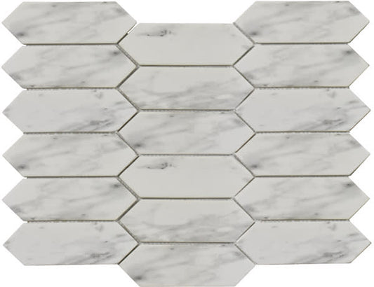 Marble Picket Mosaic 10.9x9.5