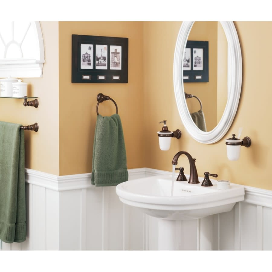 Kingsley Double Handle Widespread Bathroom Faucet with Pop-Up Drain Assembly