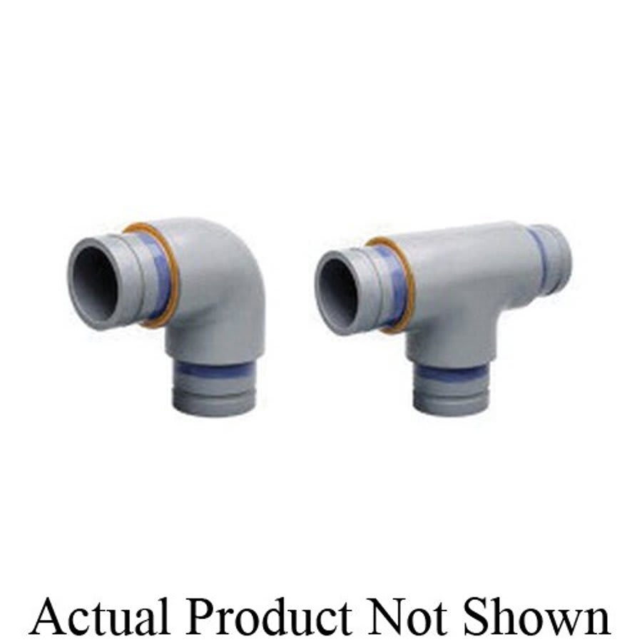 Tee, 8 in, Groove, CPVC, SCH 80/XH