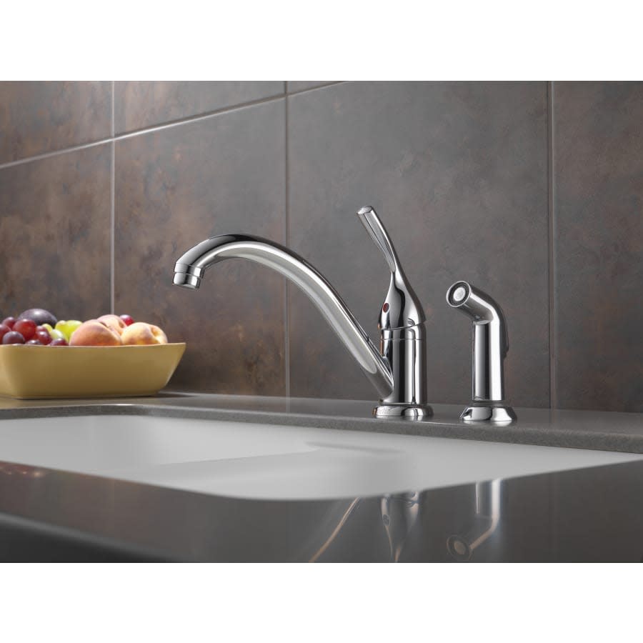 Classic Kitchen Faucet with Side Spray - Includes Lifetime Warranty