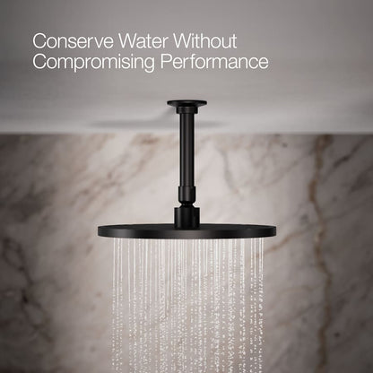 Contemporary Round 10" Single Function 1.75 GPM Rainhead with MasterClean Sprayface and Katalyst Air-Induction Technology