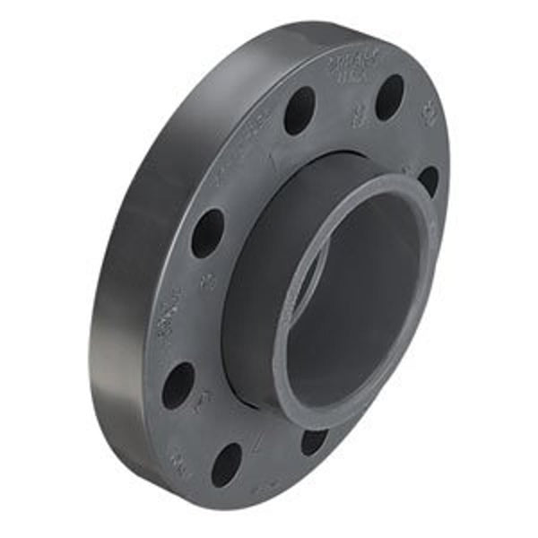 2-Piece Flange, 8 in, Socket, 13-1/2 in Dia, CPVC, SCH 80/XH