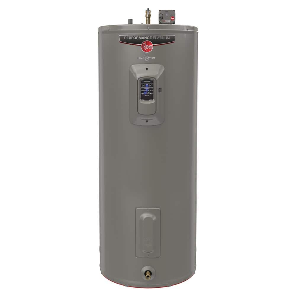 Gladiator 40 Gal. Medium 12 Year 4500/4500-Watt Smart Electric Water Heater with Leak Detection and Auto Shutoff