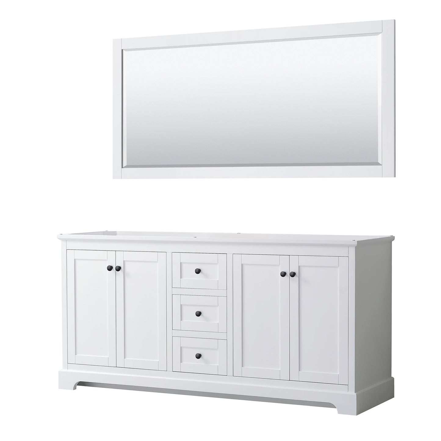 Avery Double Bathroom Vanity - 71W x 34.25H x 21.75D