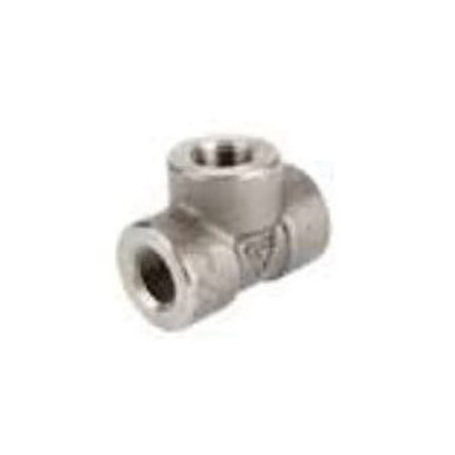Tee, 2 in, FNPT, SCH 80/XH, Forged Steel, 3000 lb
